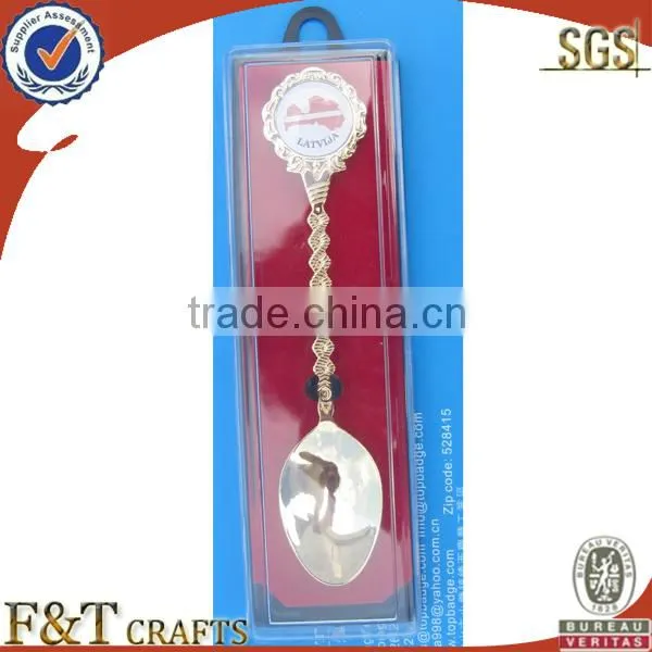 Custom tourist metal souvenir personalized spoon