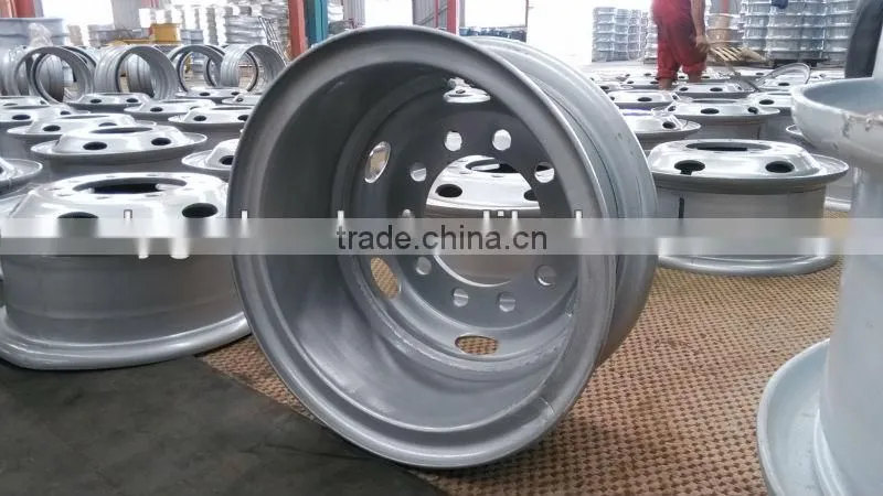 HINO wheel 7.5-20, heavy truck wheel for 10.00-20 tire, trailer steel wheel