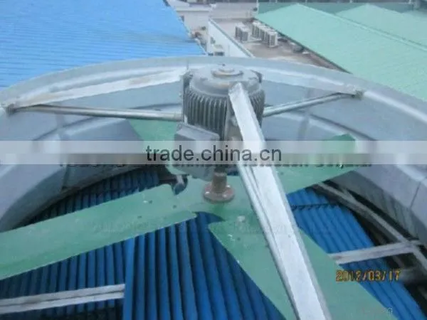 Round cooling tower for water treatment