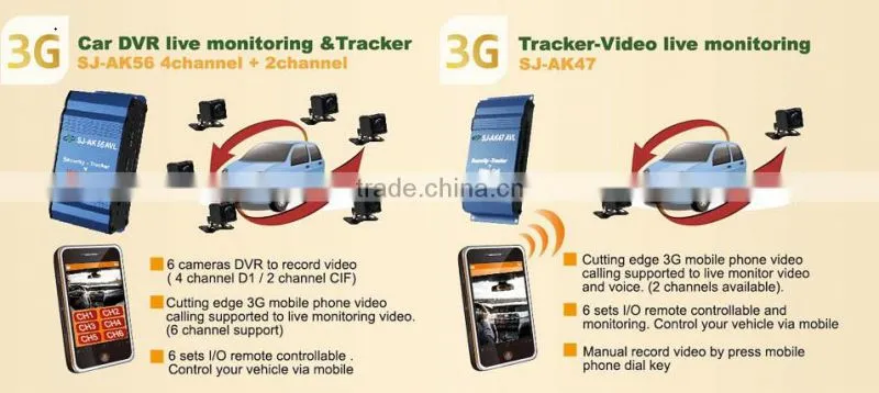 Various Car Vehicle GPS Tracker System - for 2G and 3G