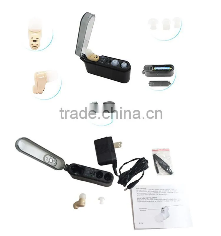 2016 Hot Sale Mini Hearing Amplifier ITE Rechargeable China Hearing Aids