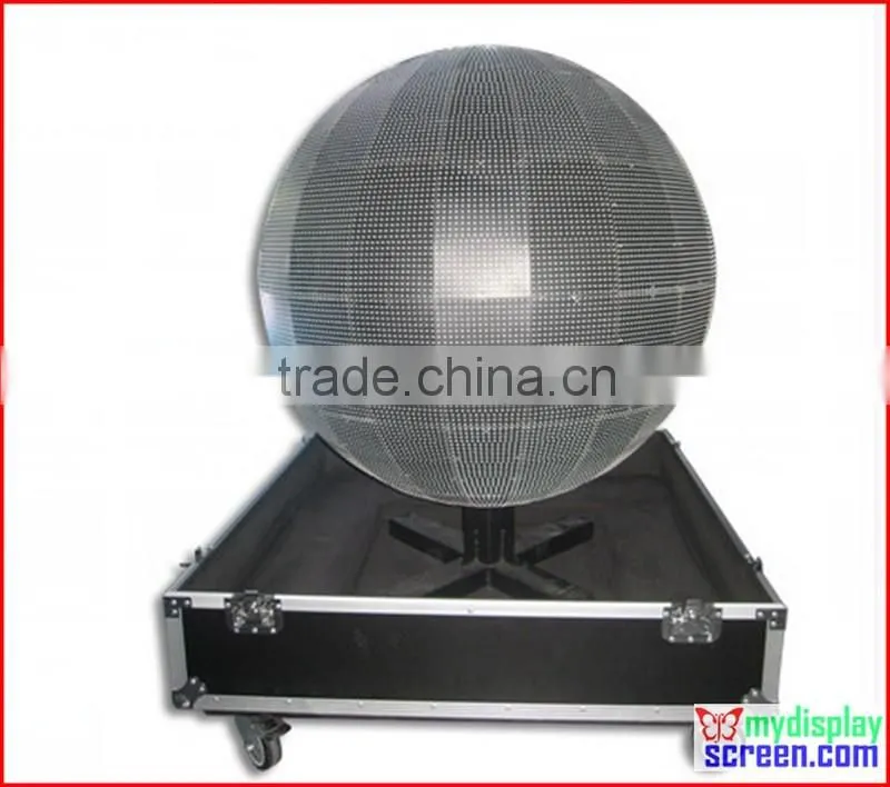 p10 full color led ball screen,indoor use for event and event video show