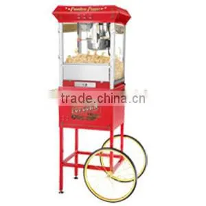 industrial popcorn making machine with cart