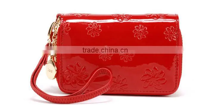 2015 Customized fashion design exquisite leather women wallet