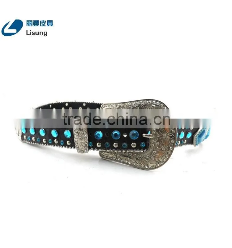 Western Cowgirl Rhinestone Stones Studded Crystal Strap