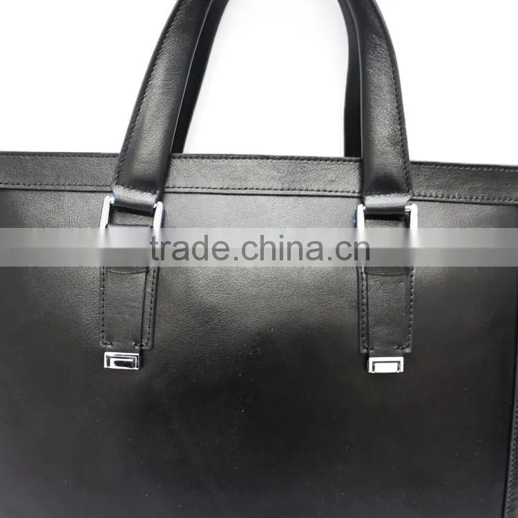 China manufacturer newest online unique men's leather messenger laptop bag