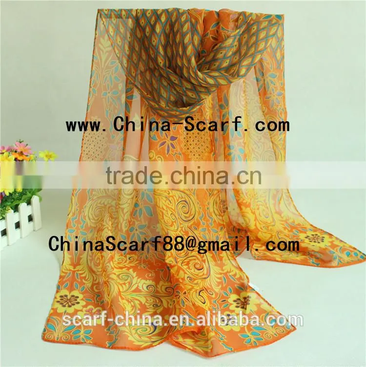Chiffon fabric for scarf wholesale