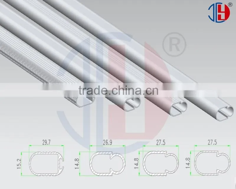 High Quality Aluminium Hanging Clothes Tube Profile By Guangdong Foshan City