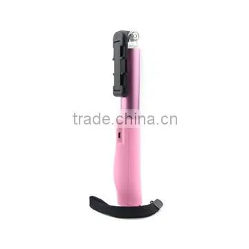Mini wireless remote shutter for selfie stick on monopod