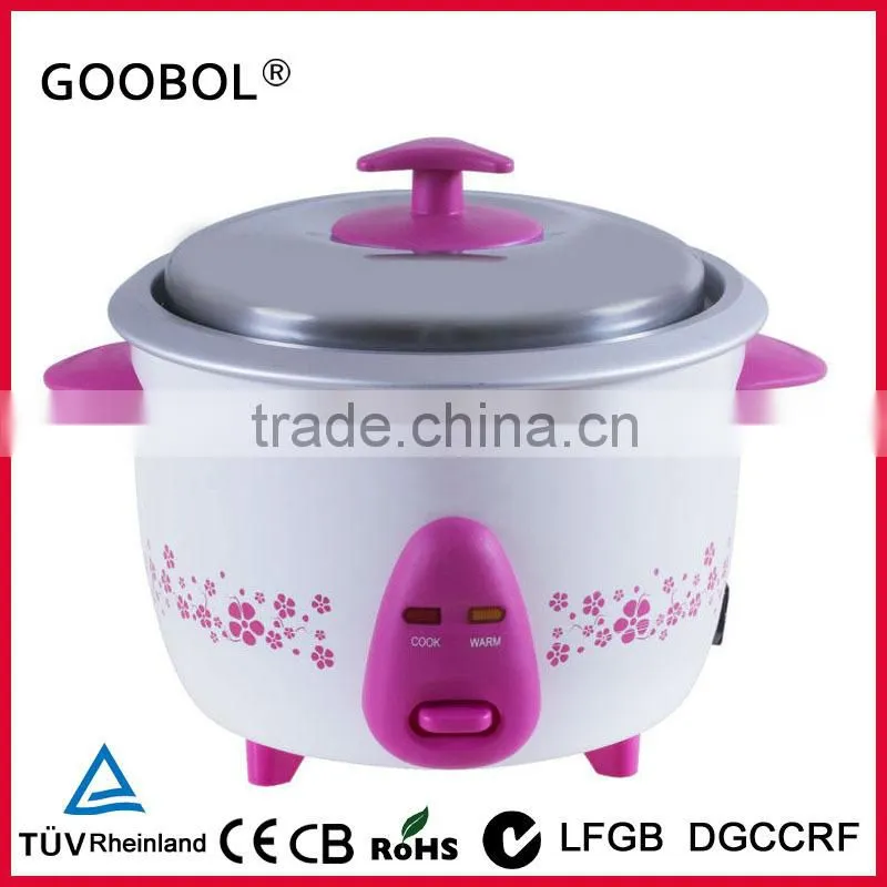 2.8L Small Drum Rice Cooker With Orange Color Shell