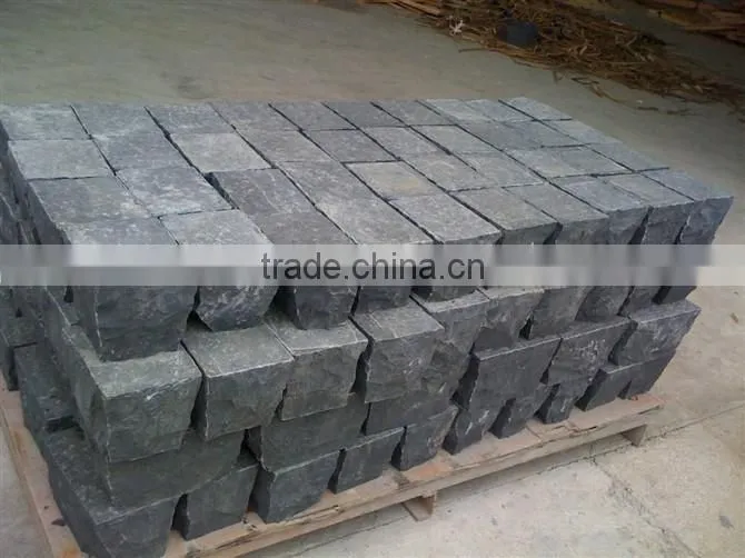wholesale from china natural Black basalt stone for outdoor playground