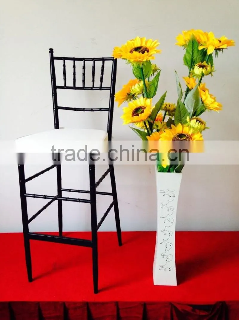 Plastic Tiffany High stool Chair With Steel leg