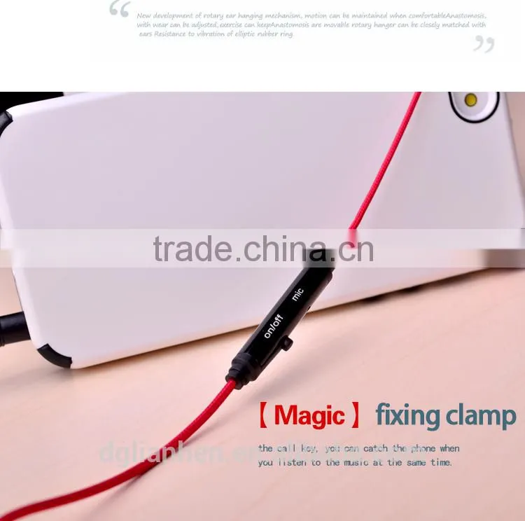 ULDUM sports factory price earhook sport earphone for mp3 mp4 earphone