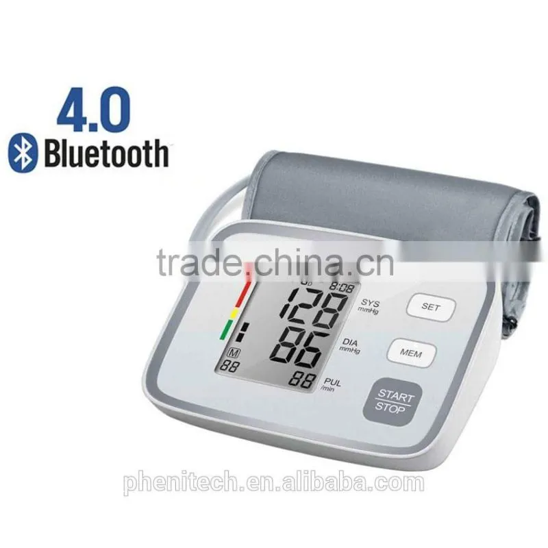 Bluetooth Automatic Electronic Blood Pressure Monitor Digital BP Monitor for Household
