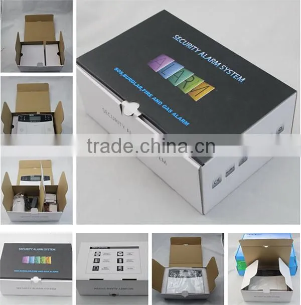 Touch screen gsm home alarm system for intruder alarm with APP