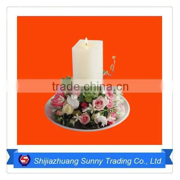 Square Shape White Candle