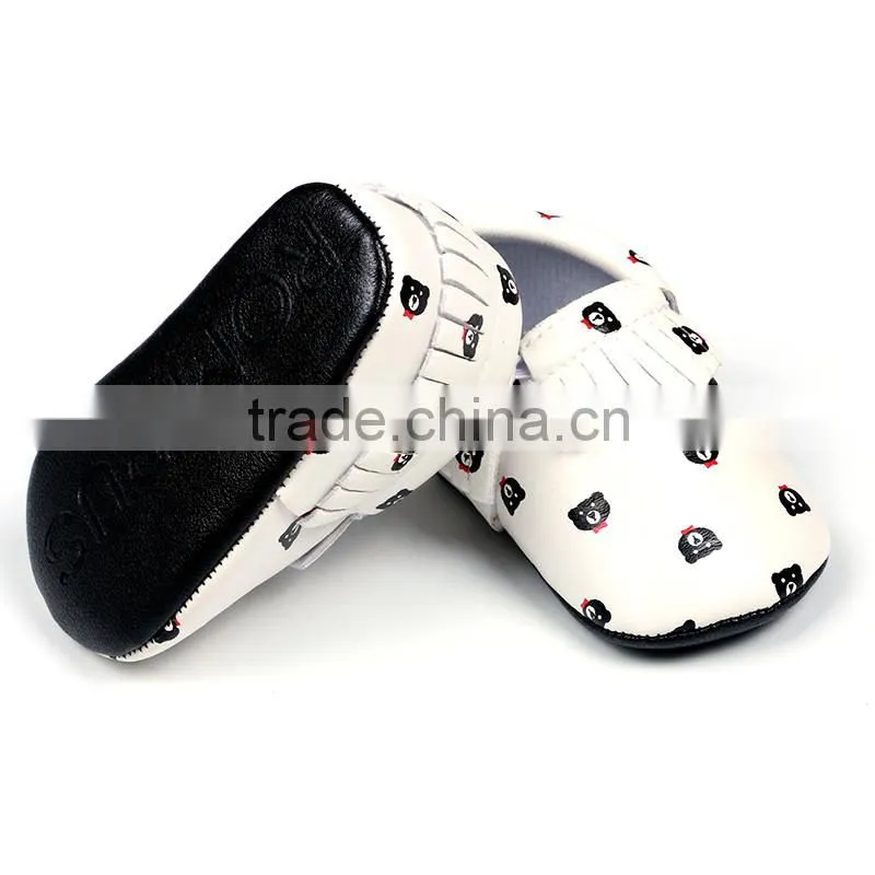 new arrival cute high quality patten little bear toddler baby girls shoes