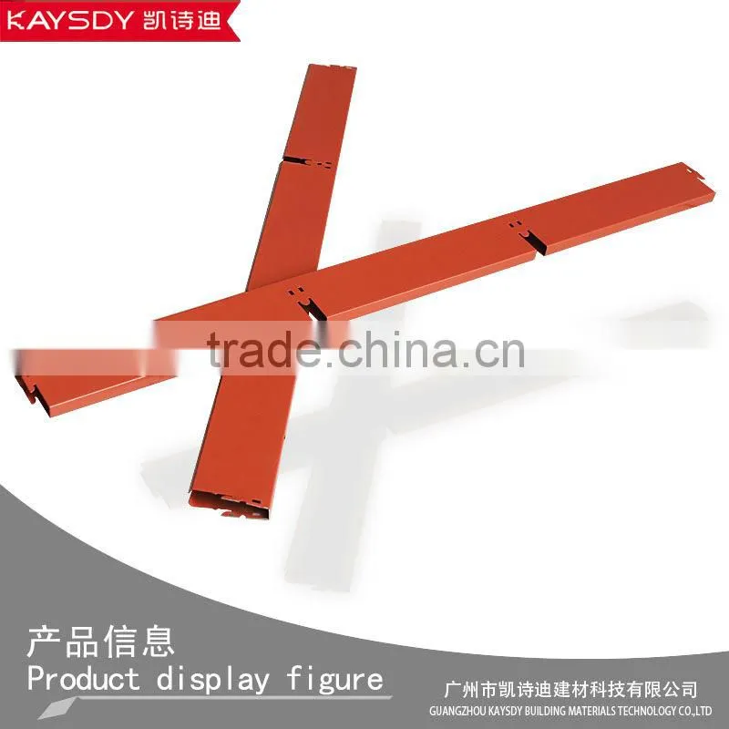 white color metal building materials of grid ceilings