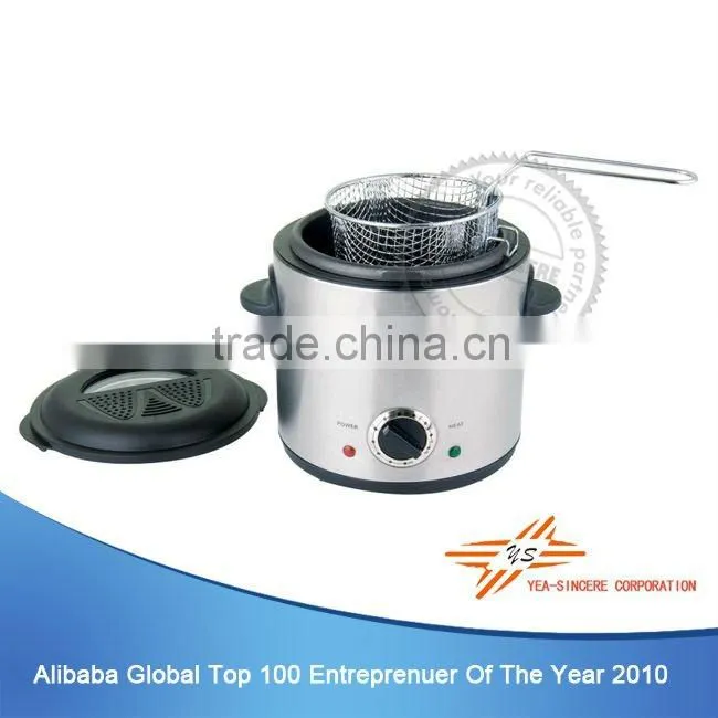 Round Shape Stainless Steel Deep Fryer