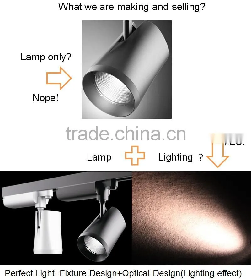 Single phase LED tracking Lighting 35W Tracklight made in China
