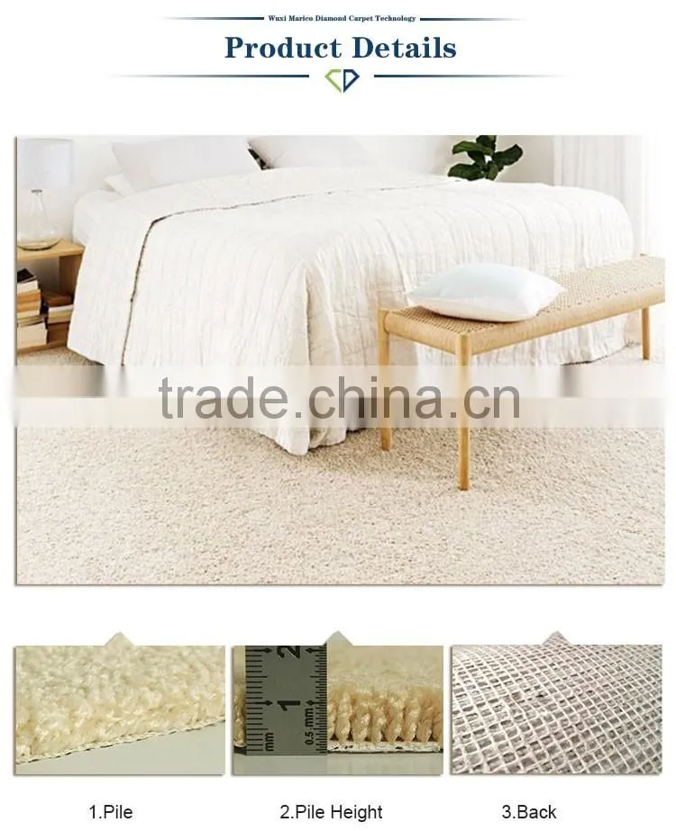 High-Low Loop Piles Environment Non-Toxic Carpet