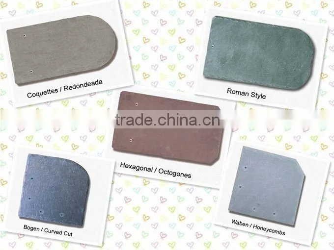 Hot sale natural black slate roof tiles portugal