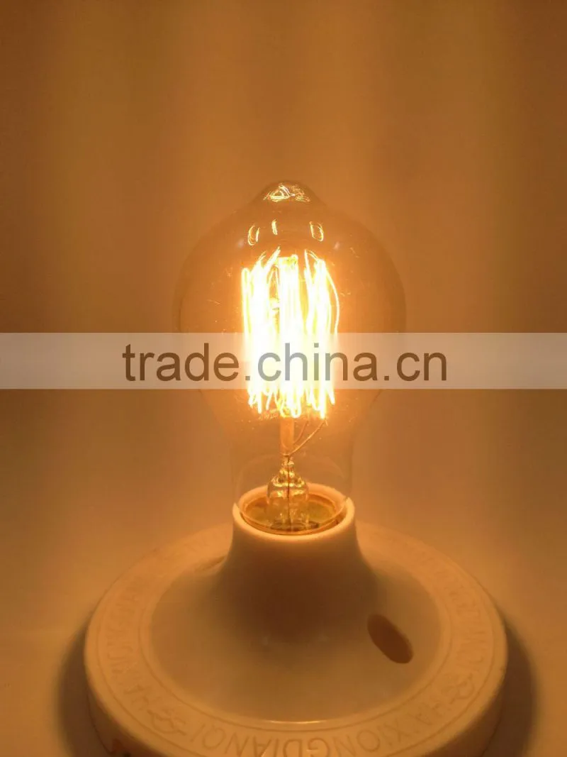A19 110/220V 40W amber edison incandescent lamp E26/E27