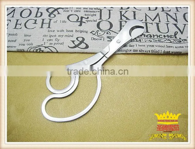 Double stainless steel cigar scissors