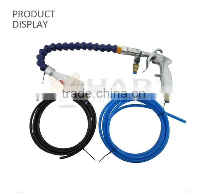 Enviromental high efficient cleaning gun with flexible hose