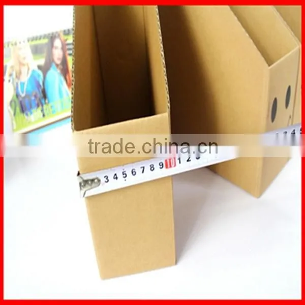 Printing Smile Face Corrugated Magazine Storage Box Wholesale