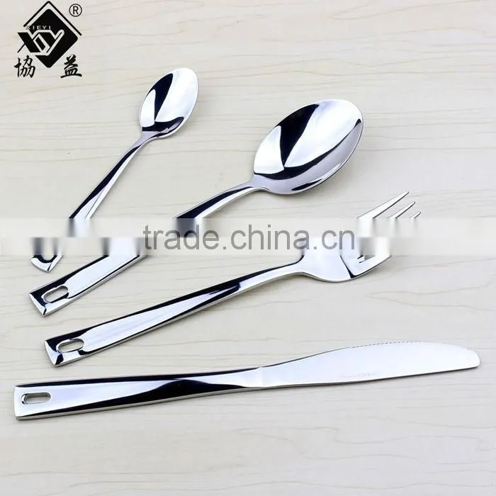 Manufacturer Sliver Plated Mirror Polish Stainless Steel Cutlery Sets
