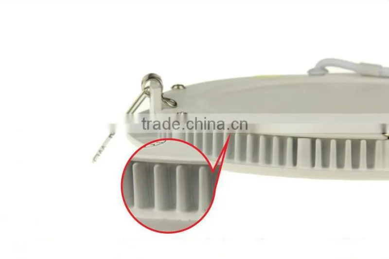 2015 Hottest high quality energy saving 9w round led panel light,with 2 years warranty
