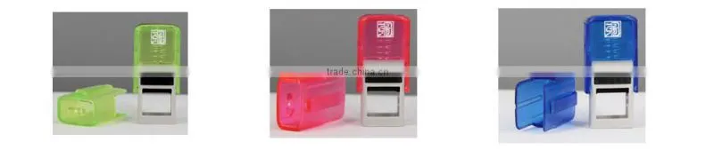 Epress Square 15x6mm Easy Carry Cute Transparent Color Promotional Pocket Stamps