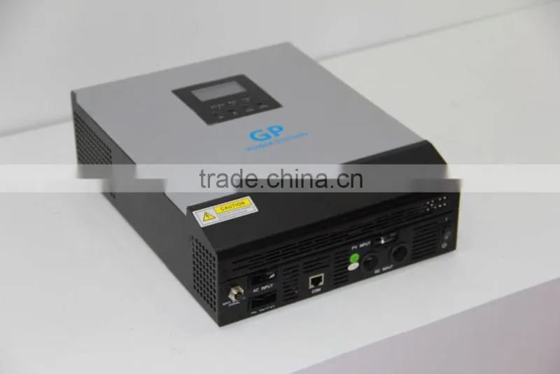 GP Inverter 1kva/800W pure sine wave inverter hybrid solar inverter with built-in mppt charge controller