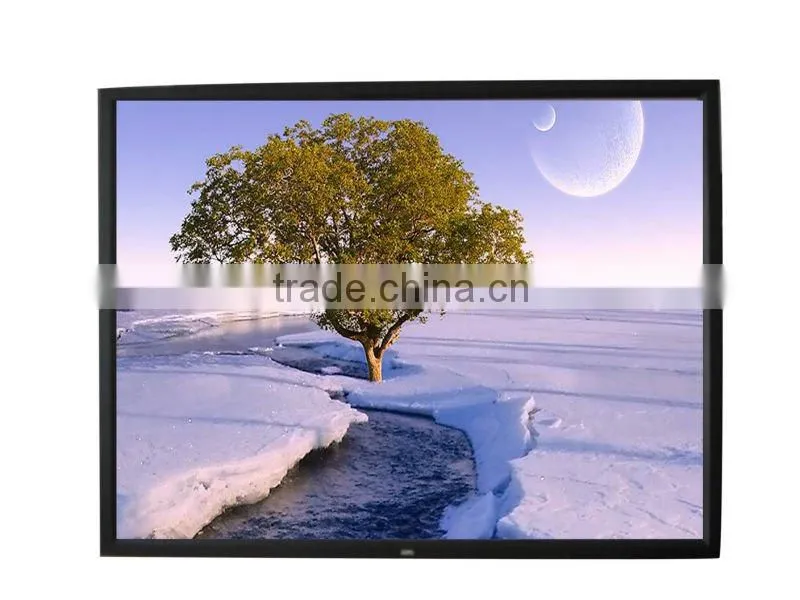 240" Fixed Frame Screen Black Velvet