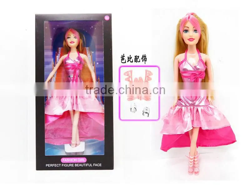 fashional with luxurious dress make doll clothes
