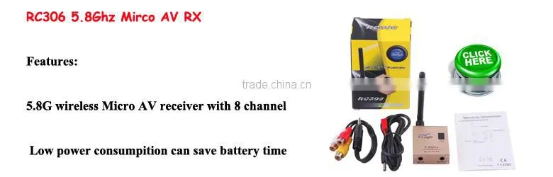 G2651 CM100T 5.8g wireless 200mw fpv TX transmitter module with 1g mini fpv camera for Small RC drone