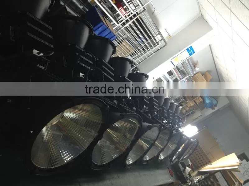 High brightness IP65 400w led flood light for outdoor railway station(IES) with meanwell driver