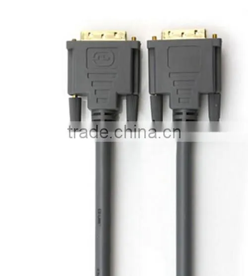 DVI DVI-D Dual Link (24+1 Pin) Male to Male Digital Video Cable, Black