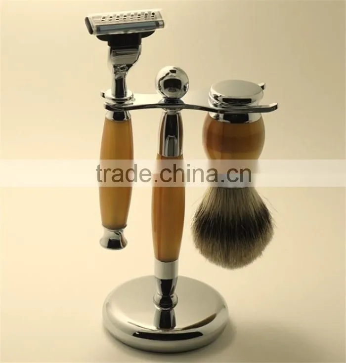 Private Label Safety Razors Badger Hair Shaving Kits Wholesale