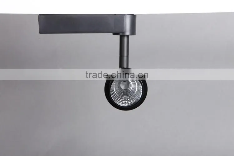 7W Black Adjustable COB led track spot light with good quality
