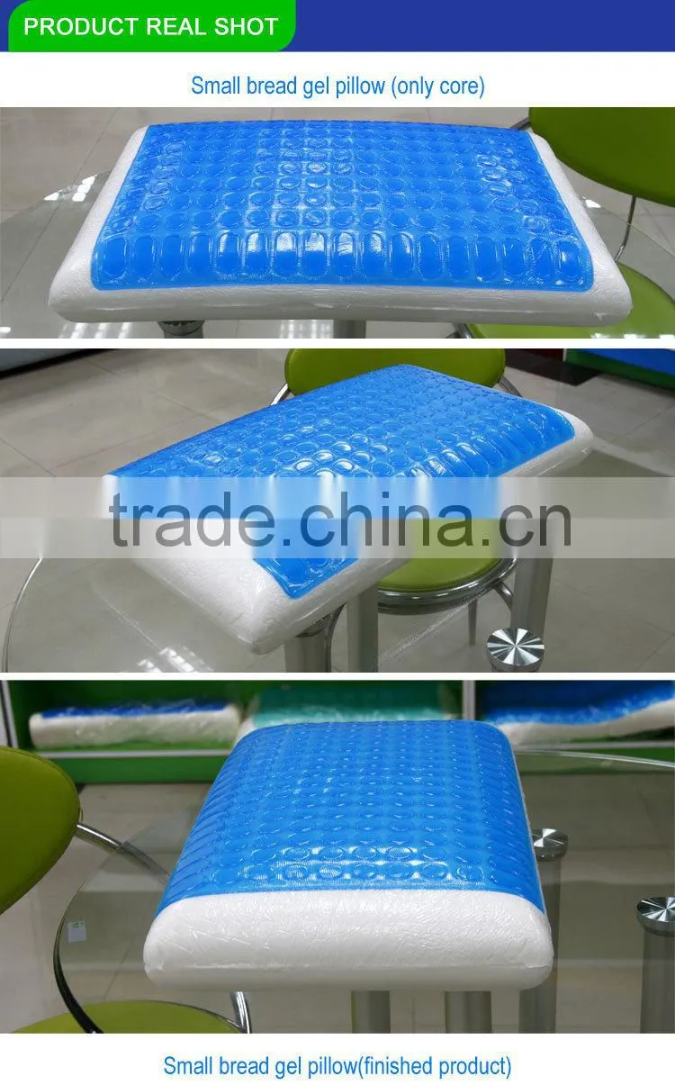 Bread memory foam gel pillow cooling gel pillow