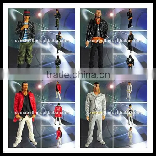 plastic cute student action figure