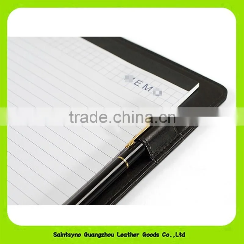 16038 New Arrival A4 Conference Folder Business Faux Leather Document Case