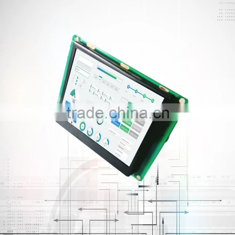 High Contrast 3.5 inch tft Industrial display with RS232 / TTL UART interface & USB Port