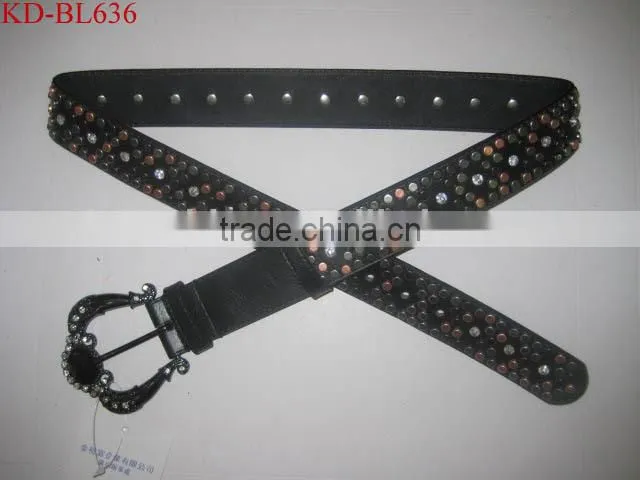 Silver Rivet Belt