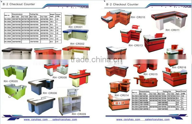Checkout Counters For Sale supermarket checkout counter