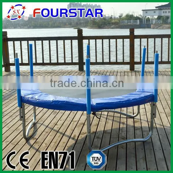 6FT Trampoline Outdoor Fitness Exercise Equipment Trampoline with Safe Net and Ladder, SX-FT(E)