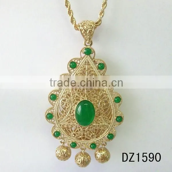 turkish jewelry gold plated pendant islamic pendant