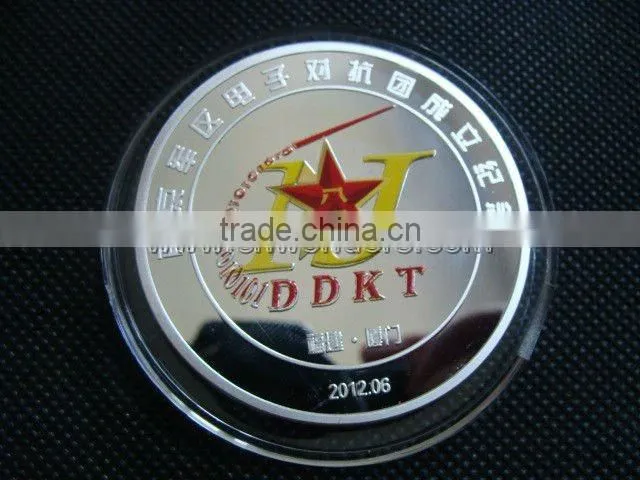 High quality customized silver coin